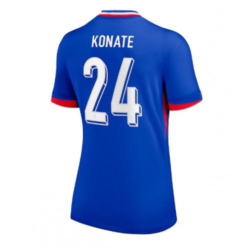 Dámy Fotbalový dres Francie Ibrahima Konate #24 ME 2024 Domácí Krátký Rukáv